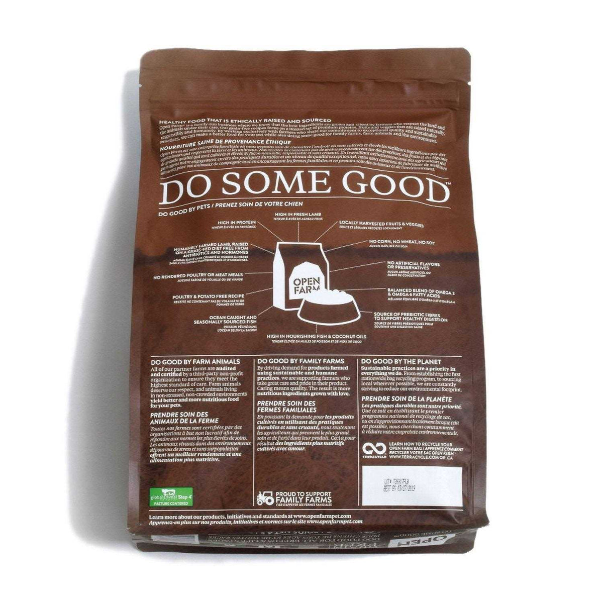 Grain-Free Pasture Raised Lamb Dry Dog Food W48974