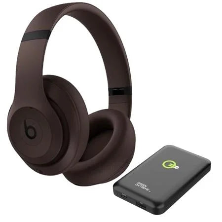Deep Brown Wireless Headphones with Power Bank O5182