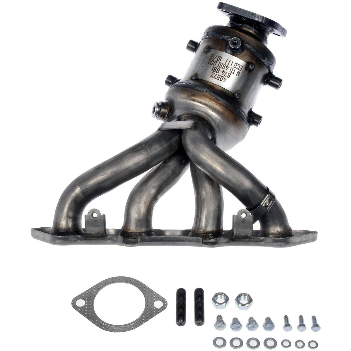 Catalytic Converter with Integrated Exhaust Manifold V9611
