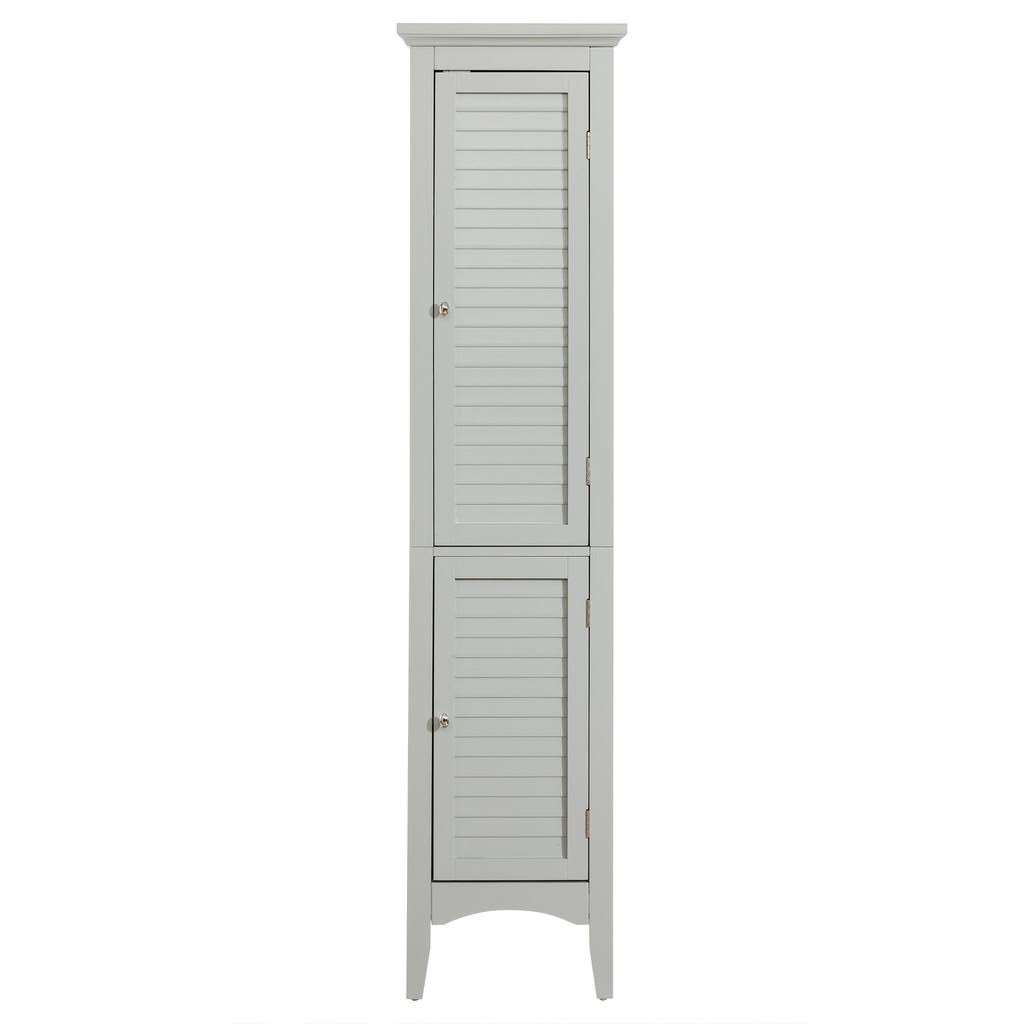 2-Door Linen Tower, Gray Z870