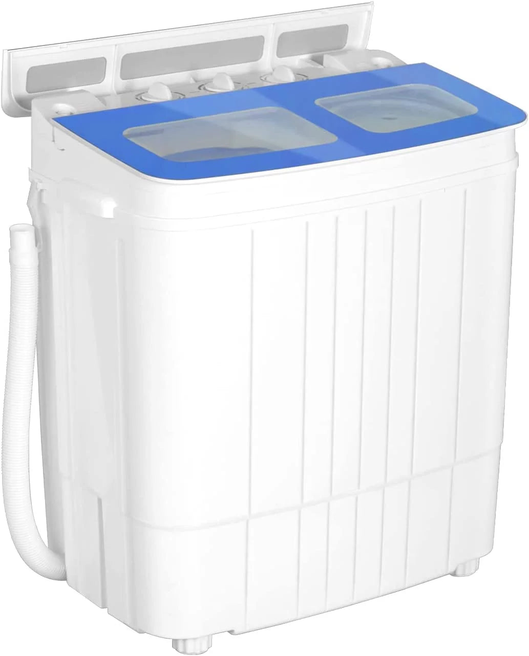 Portable Mini Twin Tub Washing Machine and Spin Dryer Combo, Blue A70943