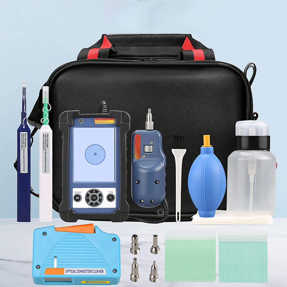 400 Times Optic Fiber Inspection Probe with 3.5 inch Fiber Microscope Display S23312