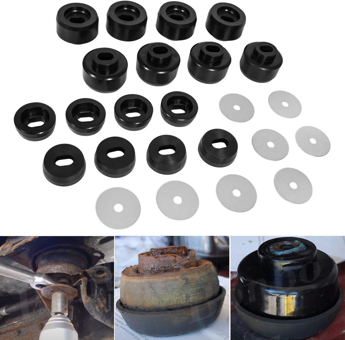 Body & Cab Mount Bushing Kit 16 Pcs Pack of 2 W219947