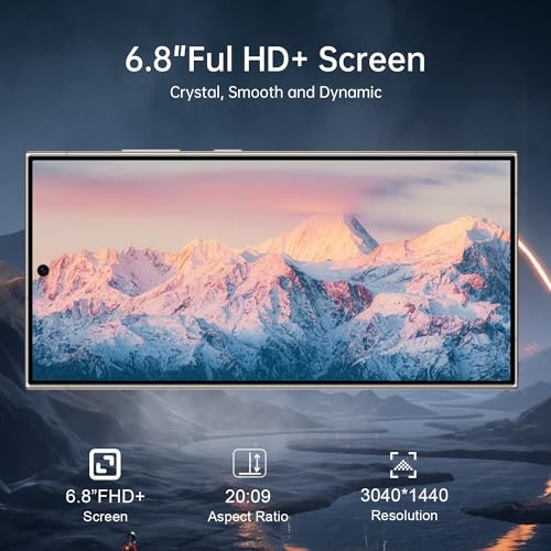6.8" HD+ Display 48+108MP Zoom Camera 6800mAh Dual SIM 5G Smartphone O9868