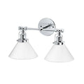 Chrome Double Sconce Q392