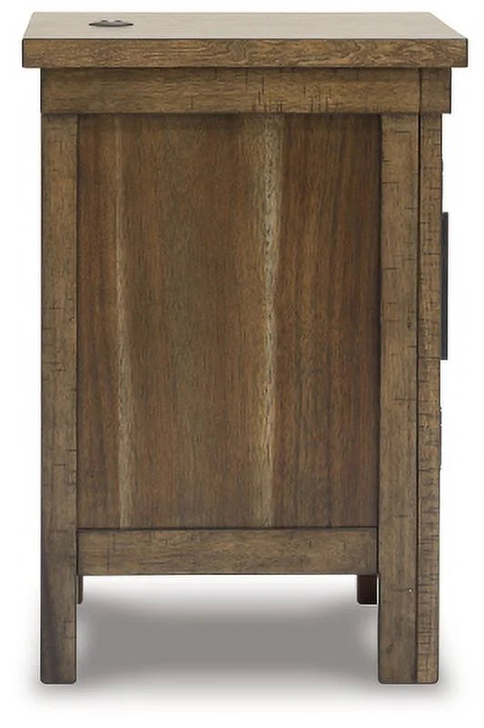 Chairside End Table Grayish Brown G23118