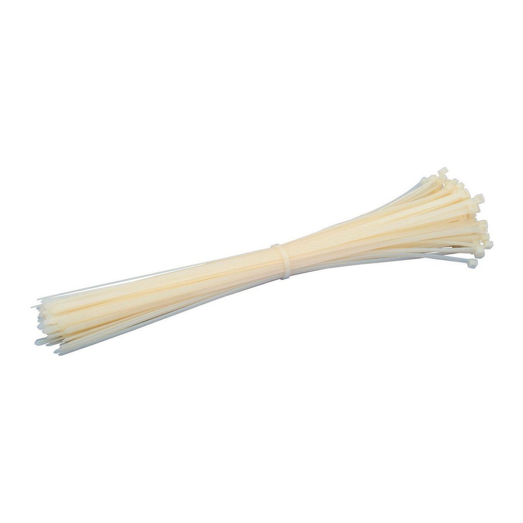 White 15 in. Cable Ties 100-Pack R754