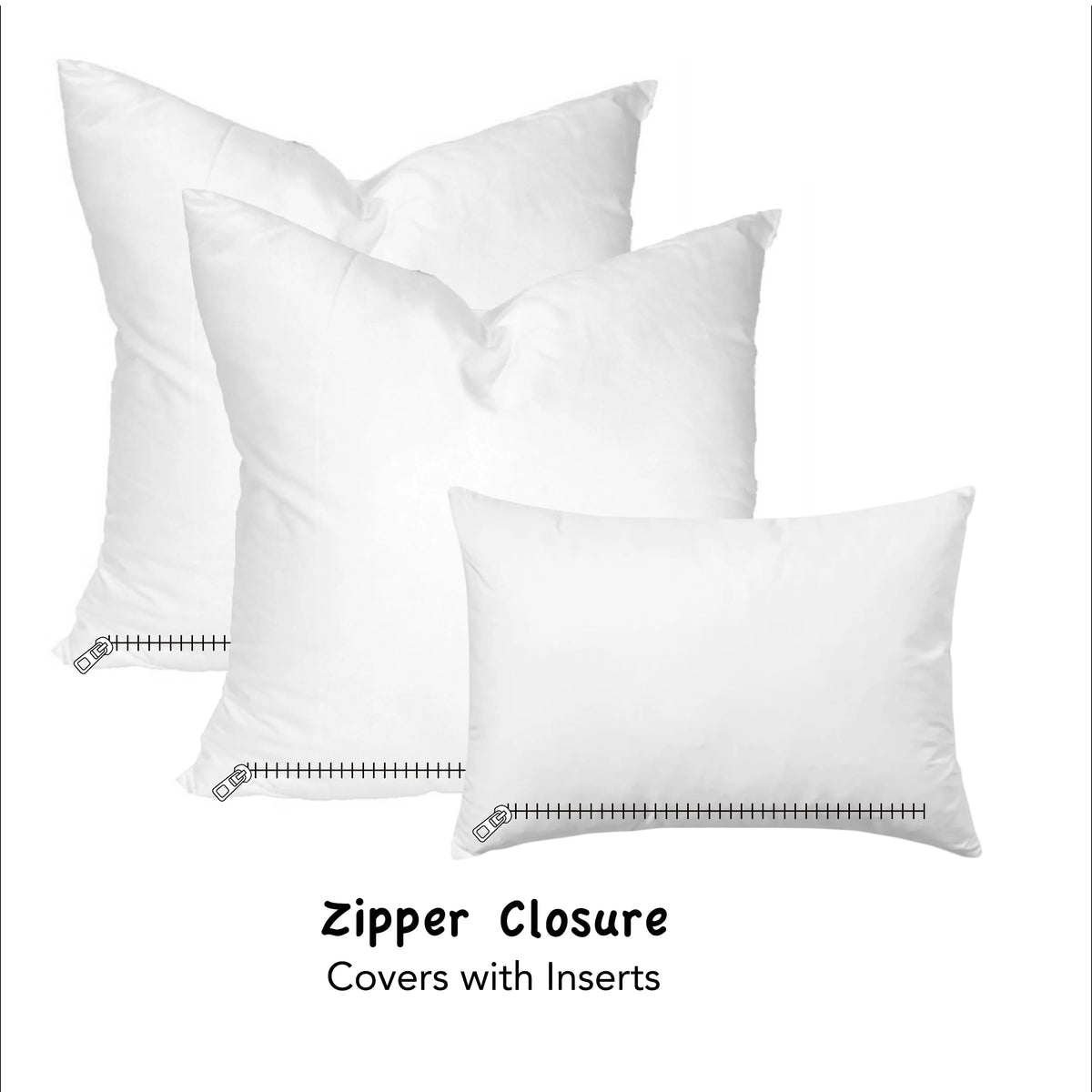 Soft Royal Pillow with Zipper Cover 12 x 12 A2248