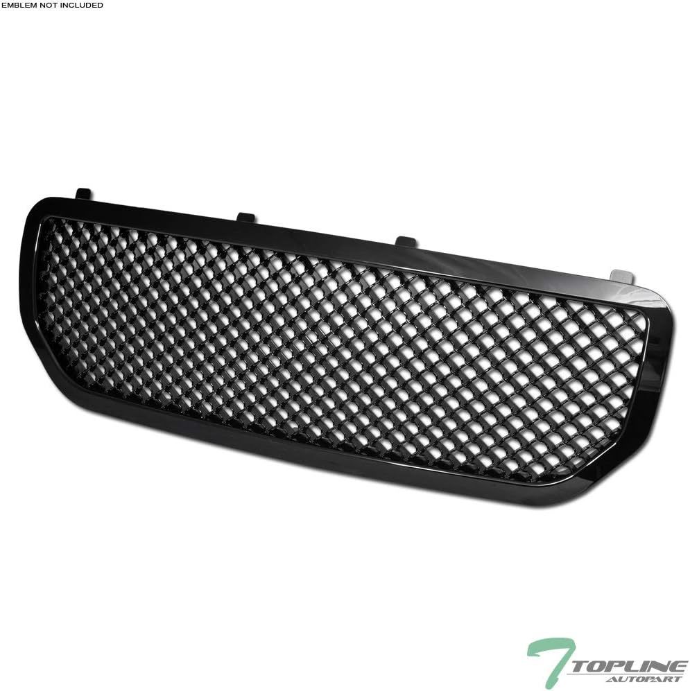 Black Mesh Front Hood Bumper Grill Grille ABS A426