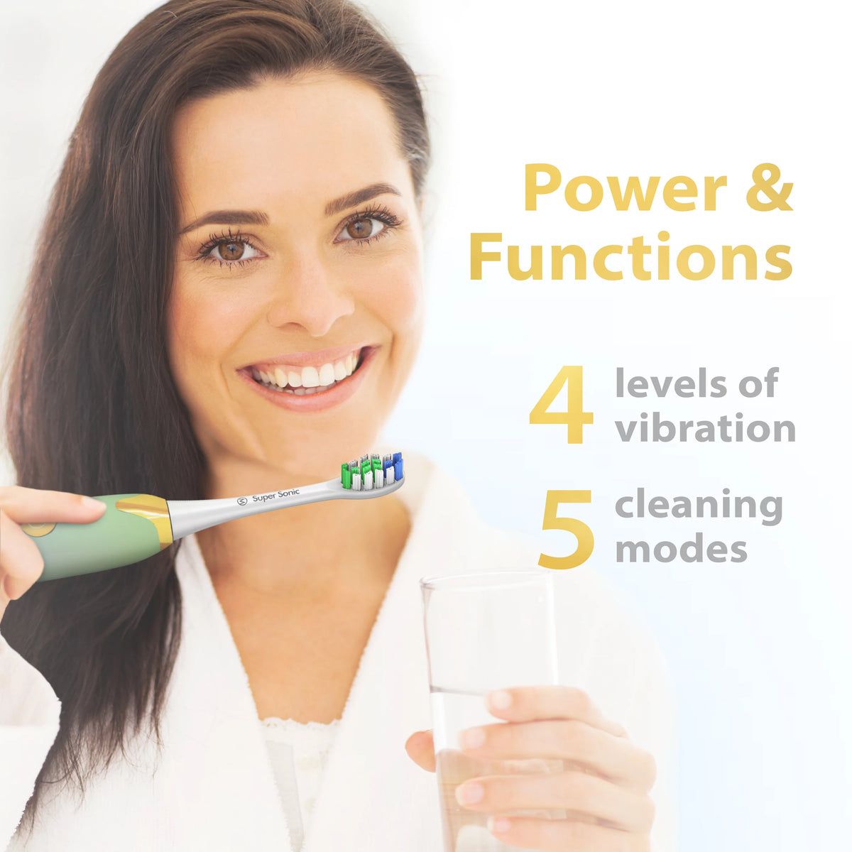 Ultrasonic Whitening Toothbrush with Pressure Sensor K808071