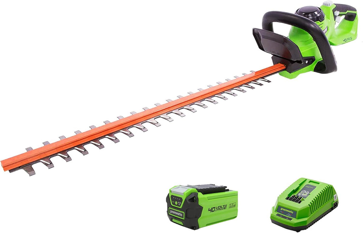 40V 24" Cordless Hedge Trimmer with 2.0Ah Battery and Charger G3175