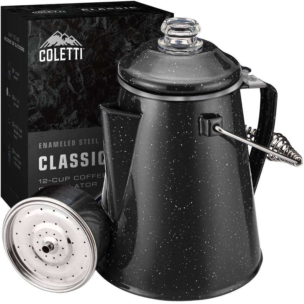 18 Cup Enamelware Coffee Percolator P7309