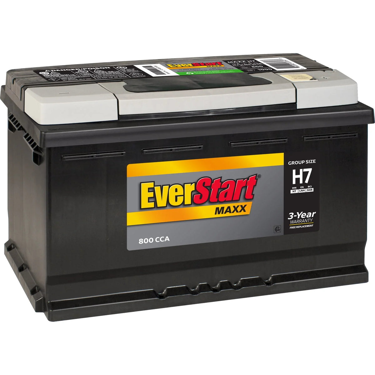 Lead Acid Automotive Battery Group Size H7 12 Volt 800 CCA J7876