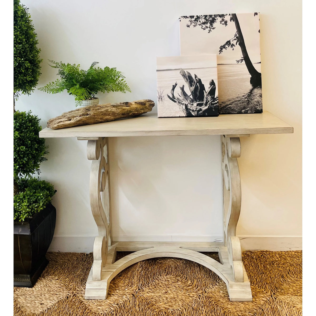 Black Writing Desk Console G988048
