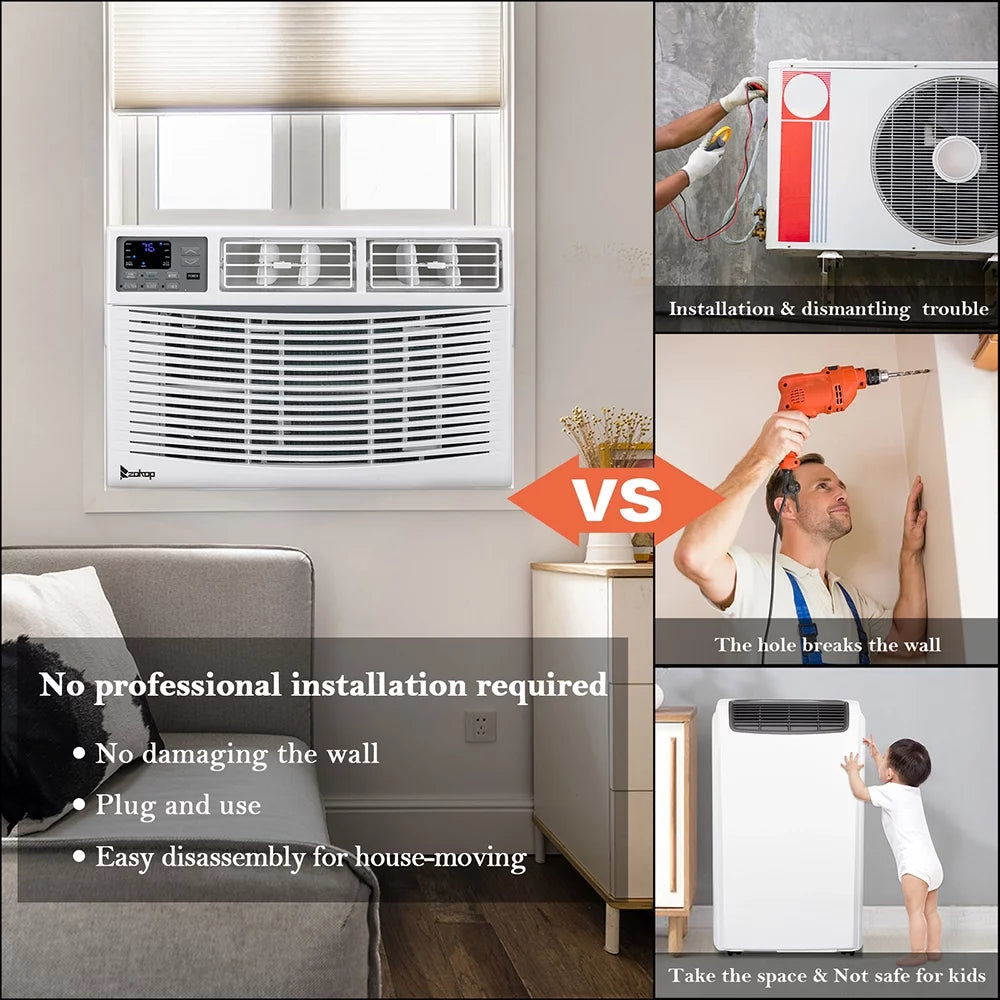 White 5000 BTU Window Air Conditioner V84337