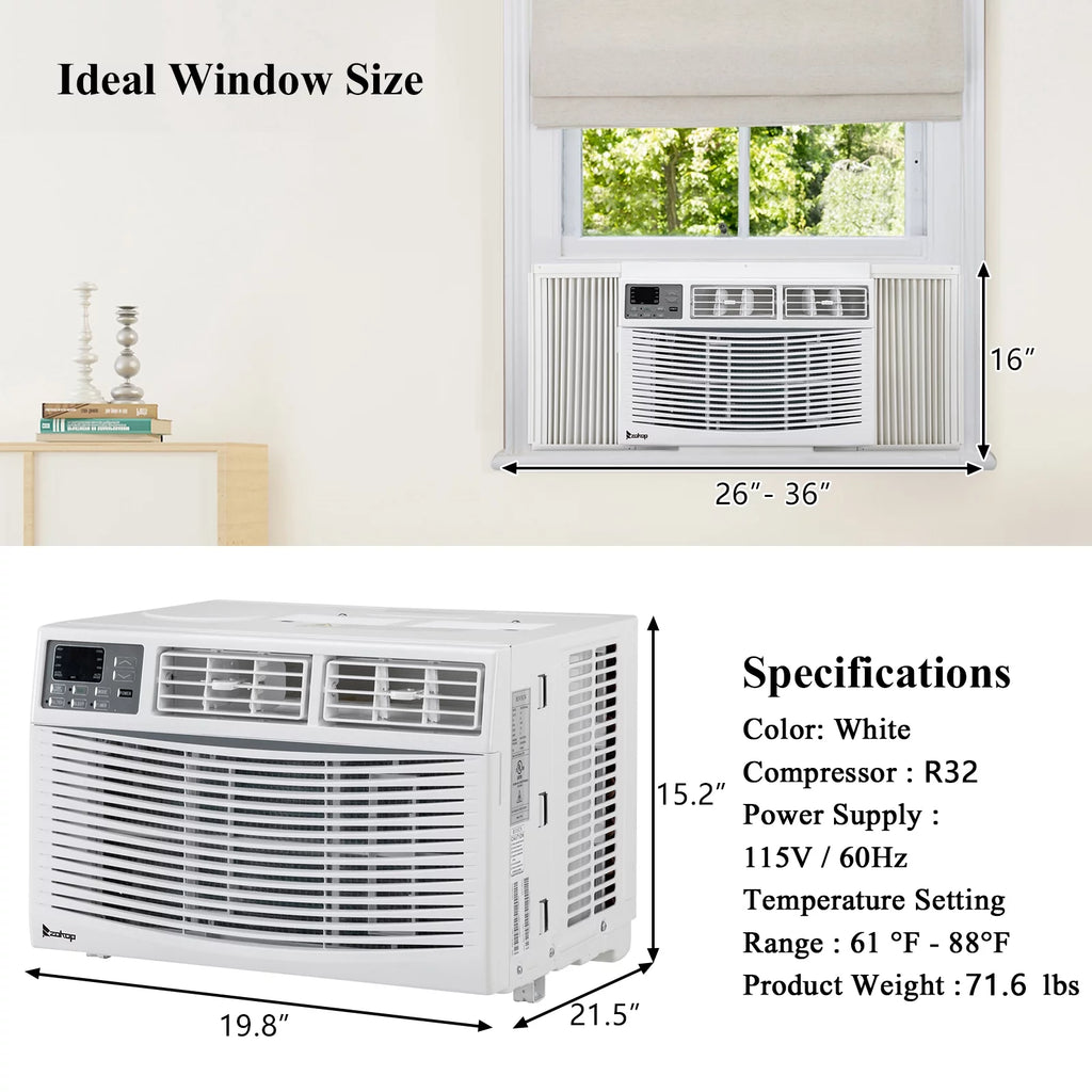 White 5000 BTU Window Air Conditioner V84337