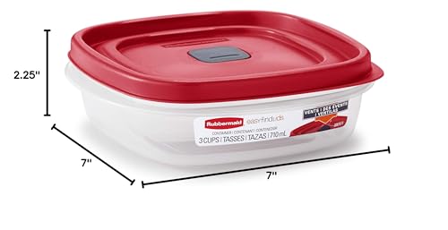 3-Cup Vented Lid Food Storage Container (4) M705713