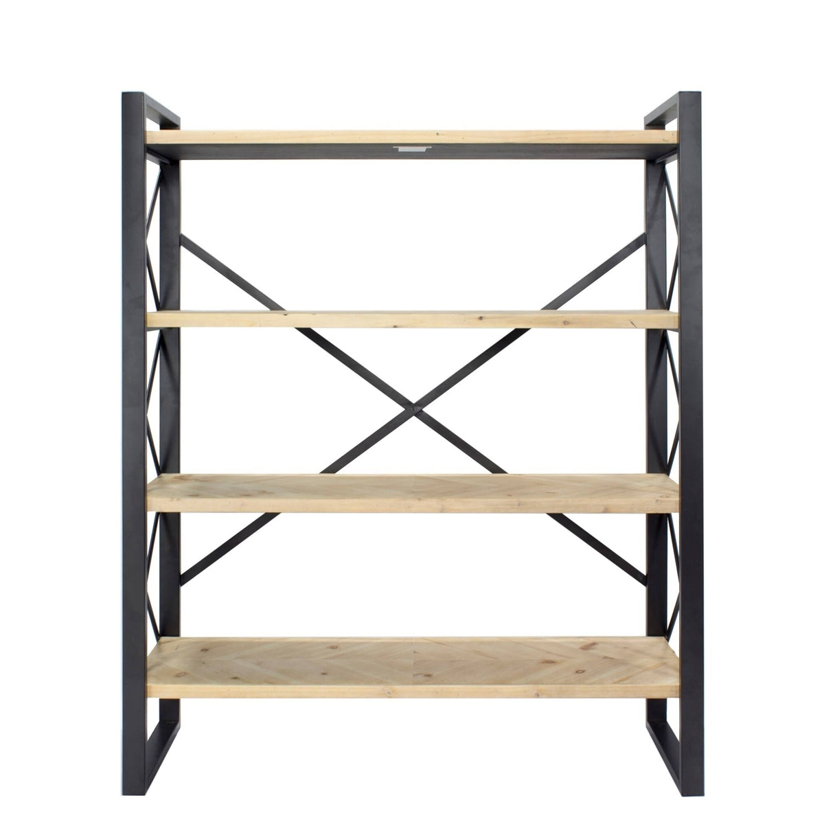 Grey 4 Shelf Standard Bookcase C511624