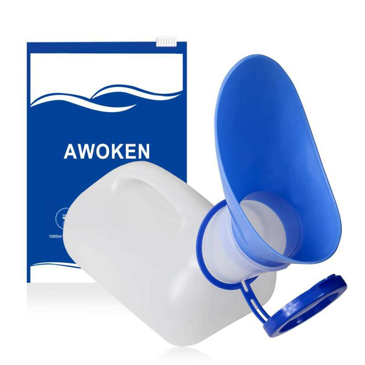 Unisex Portable Urinal with Sealed Lid and Funnel U170549