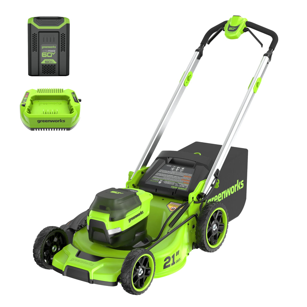 60V 21 Push Lawn Mower with Battery & Charger U4730