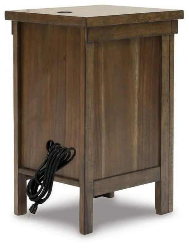 Chairside End Table Grayish Brown G23118