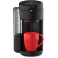 2-in-1 Single Serve Coffee Maker for K-Cup Pods and Ground Coffee, Black S80929