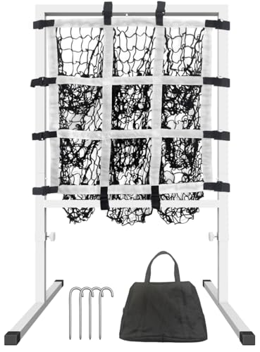 9 Hole Pitching Net with Strike Zone A93095