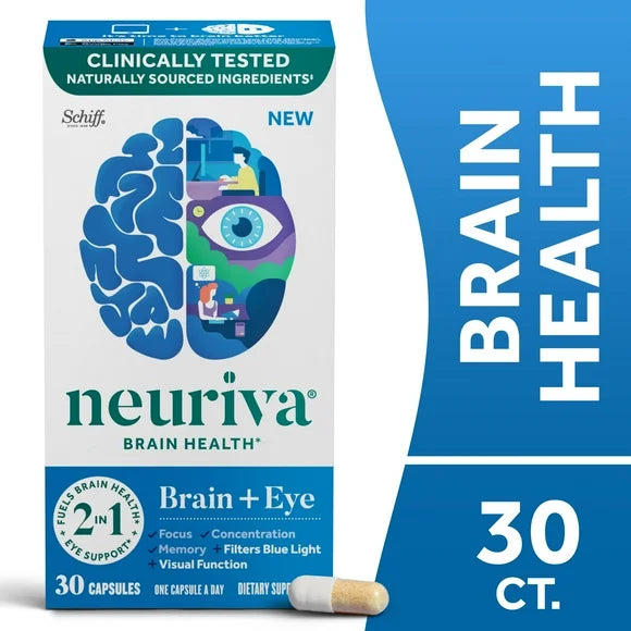 Brain + Eye Health Supplement 30ct Capsules Y428428