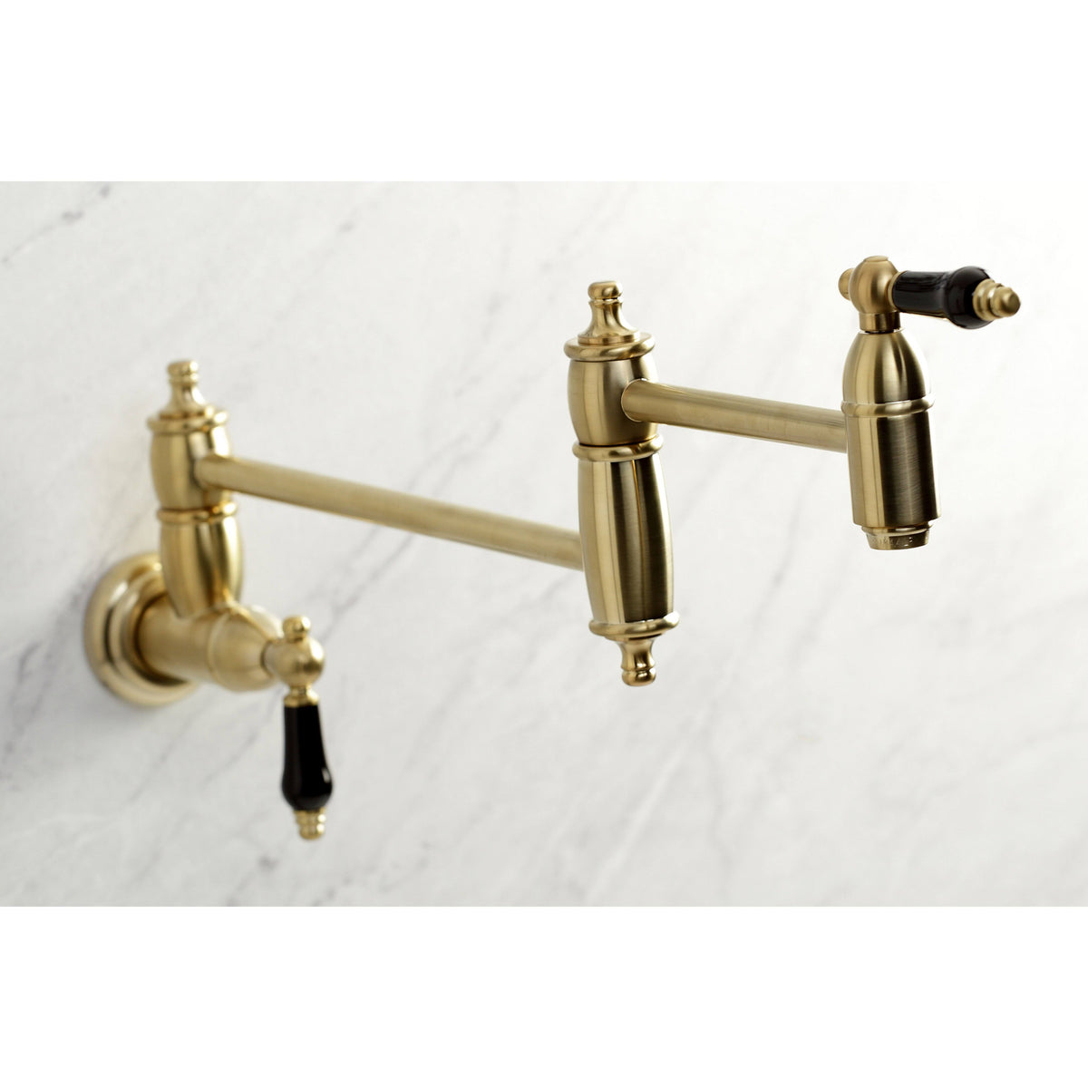 Brushed Nickel Wall Mount Pot Filler J151