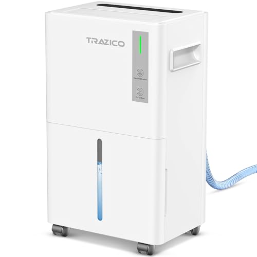 21 Pint Dehumidifier with Drain Hose, White D619932