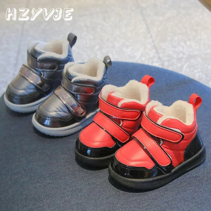 Silvery White Non Slip Warm Snow Boots V154