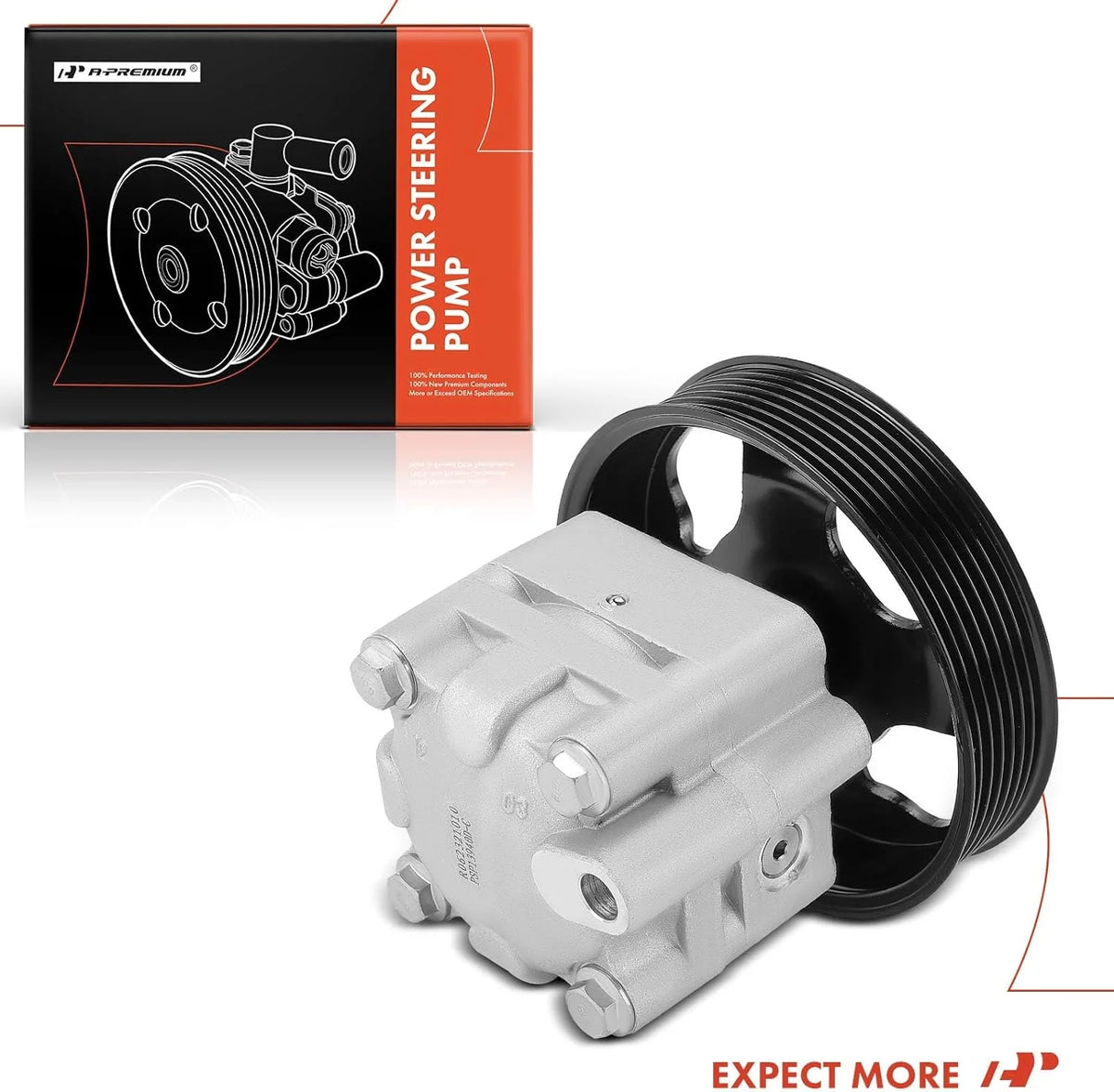 Power Steering Pump with Pulley D909