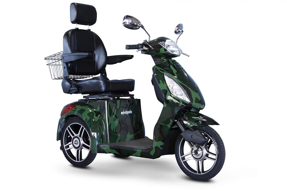 3 Wheeled Wide Body Mobility Scooter with Anti Theft Alarm, Red Z844507