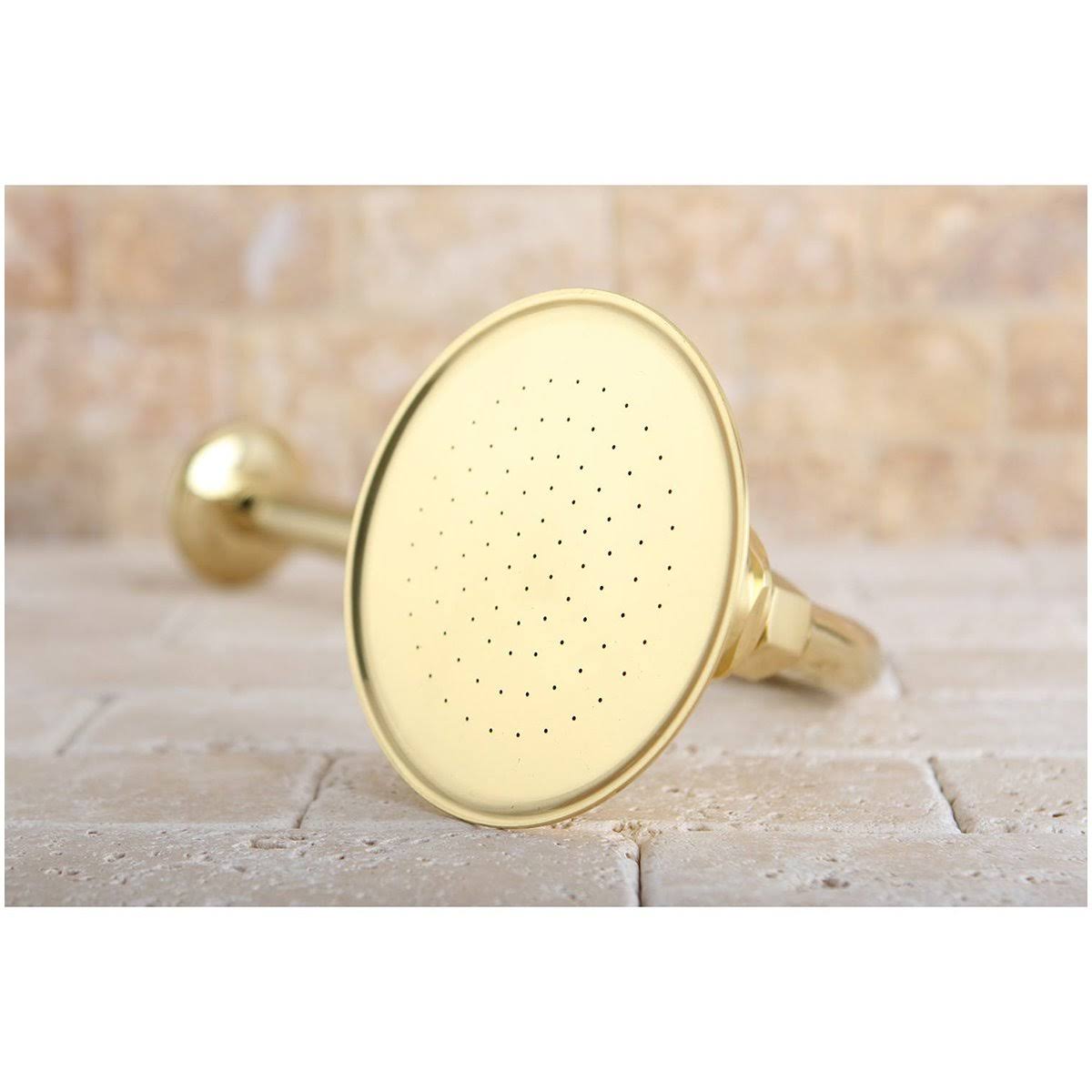 Satin Nickel Showerhead with 12inch Shower Arm R5441