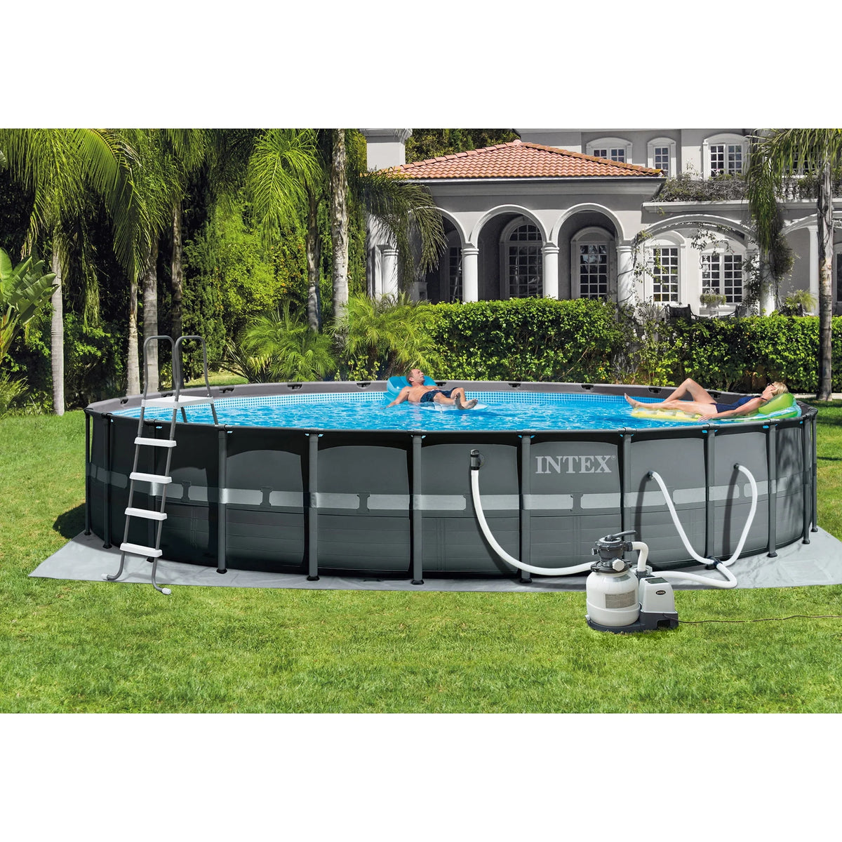 Round Above Ground Swimming Pool Set G3423