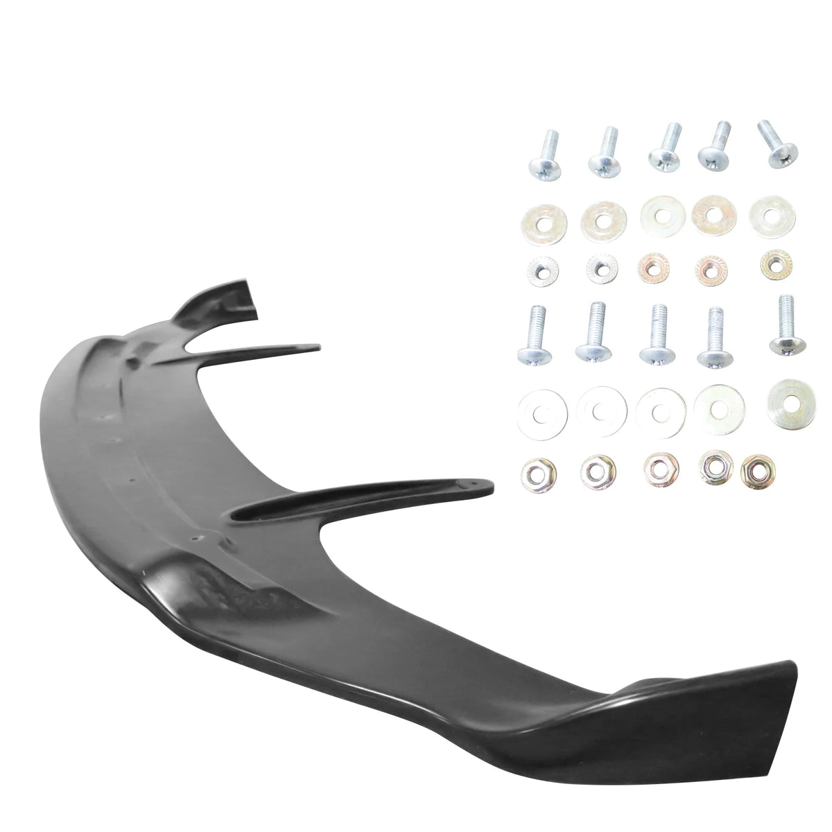 Black Urethane Front Bumper Lip Spoiler U2962