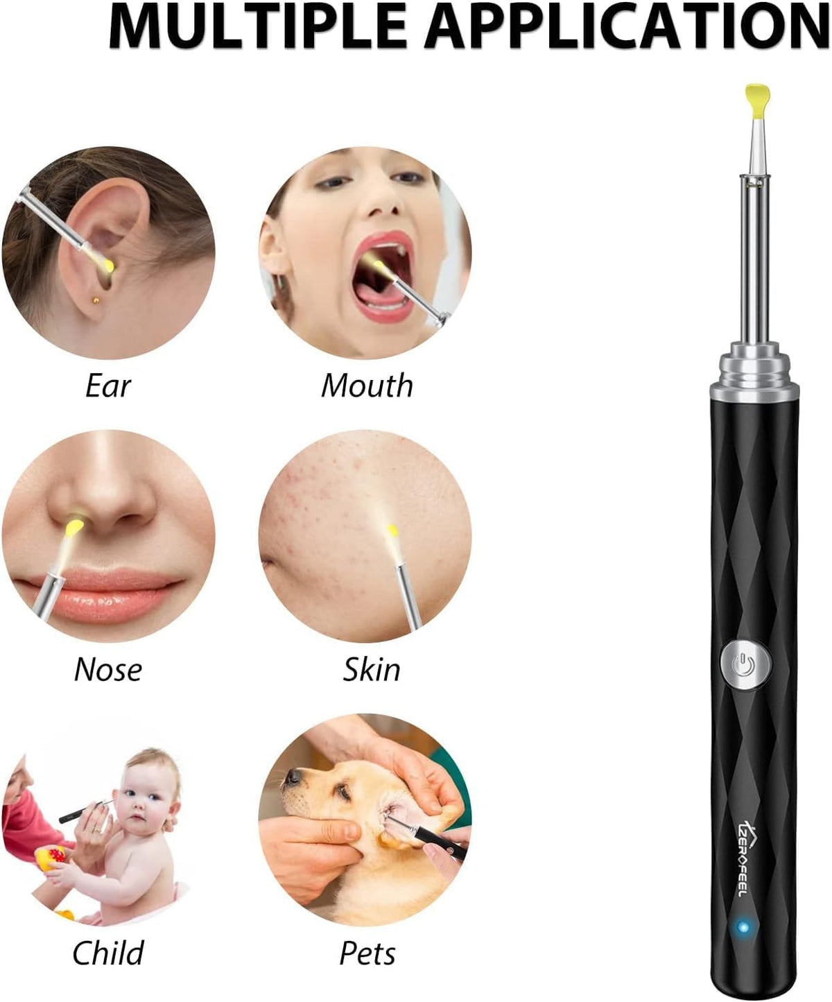 Ear Wax Removal Tool with Camera and 6 LED Lights Z532631