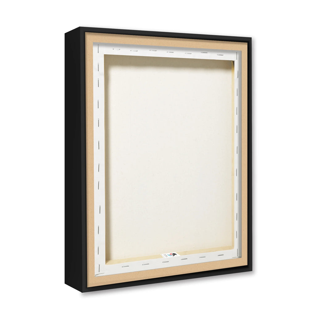 Metallic Gold Framed Canvas Print Wall Art S186958