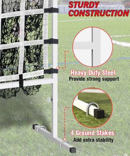 9 Hole Pitching Net with Strike Zone A93095