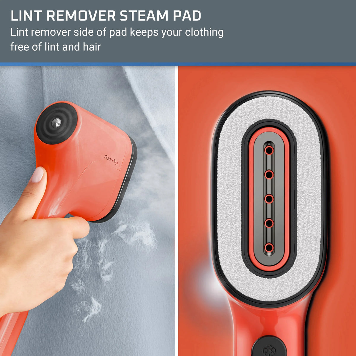 Handheld Garment Steamer Red V40409