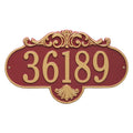 Red/Gold Wall Decor O858