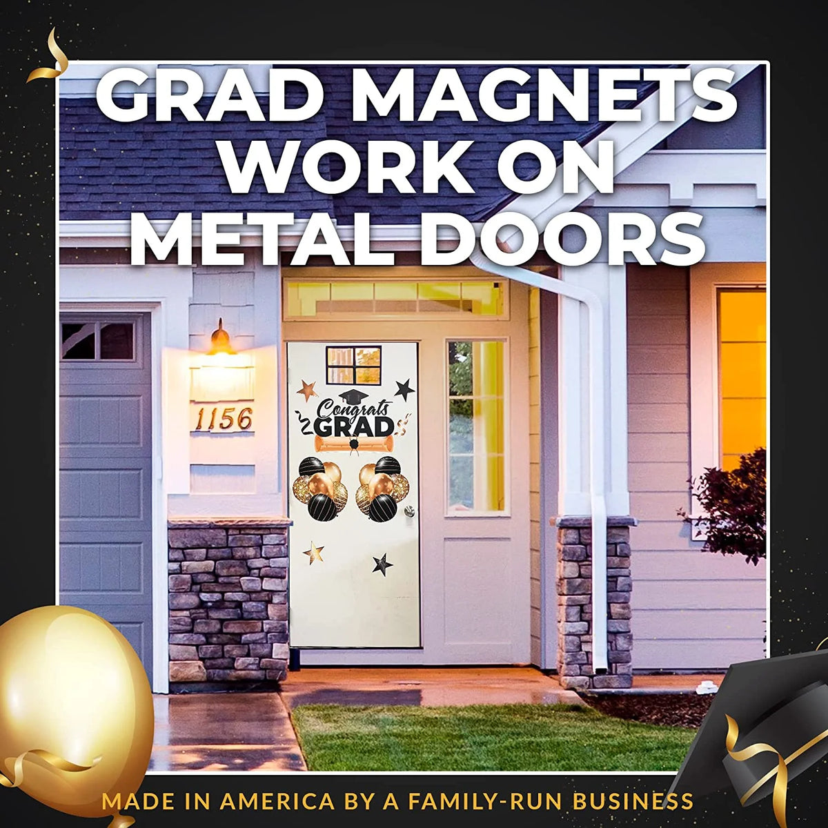 Jumbo Congrats Grad Garage Magnet Display H775