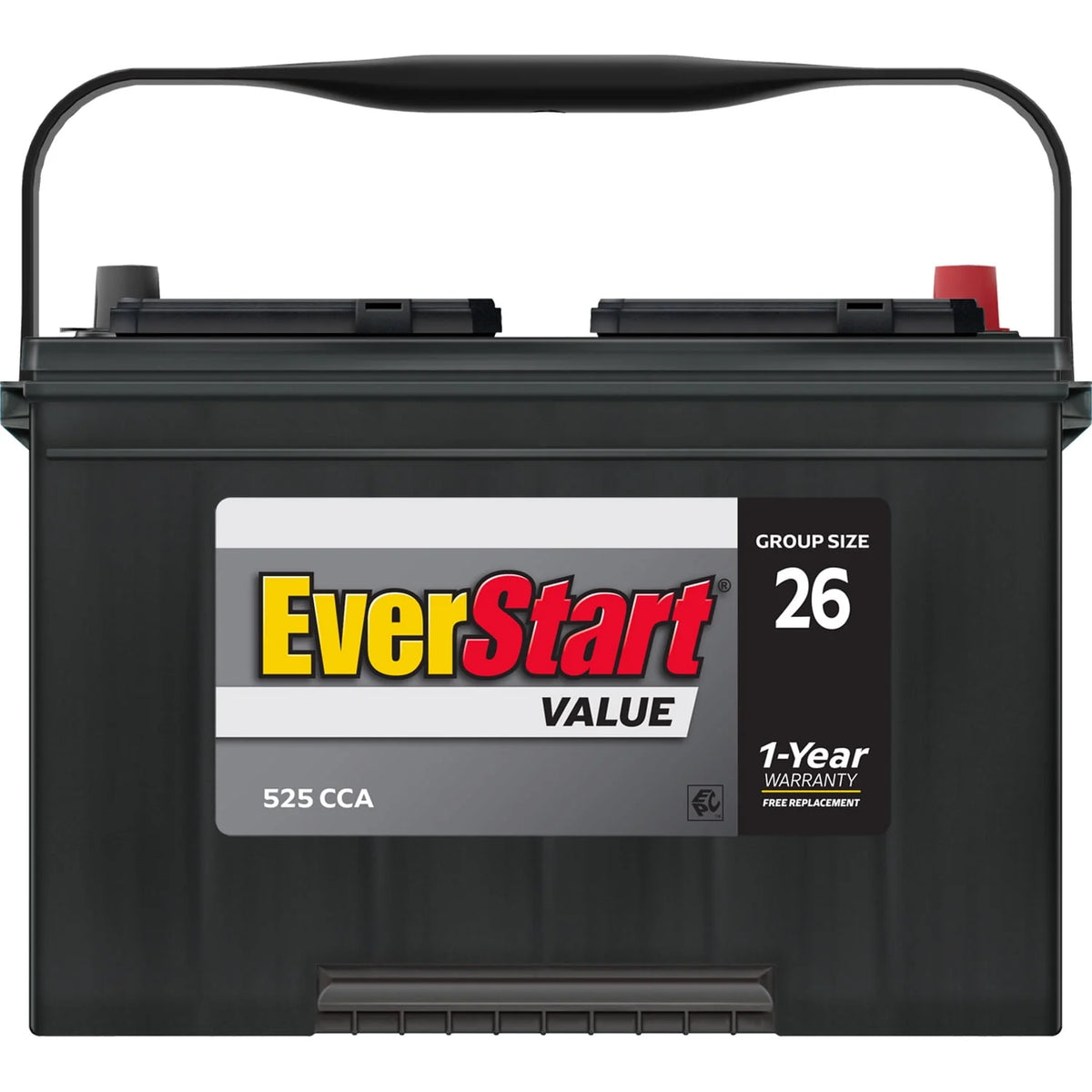 Lead Acid Automotive Battery Group Size 26 12 Volt 525 CCA K270