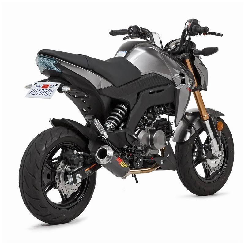 MGP Exhaust Full System CF w/ Stainless End Cap Canister M97057