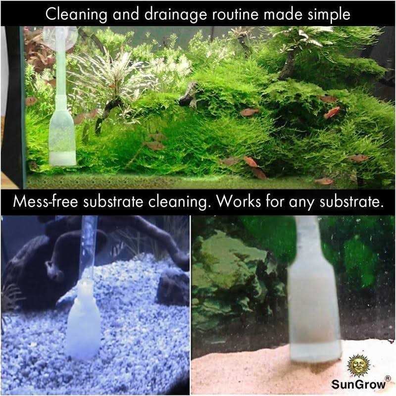 Gravel Cleaner Vacuum Pump & Tank Water Changer Aquarium Siphon W9006