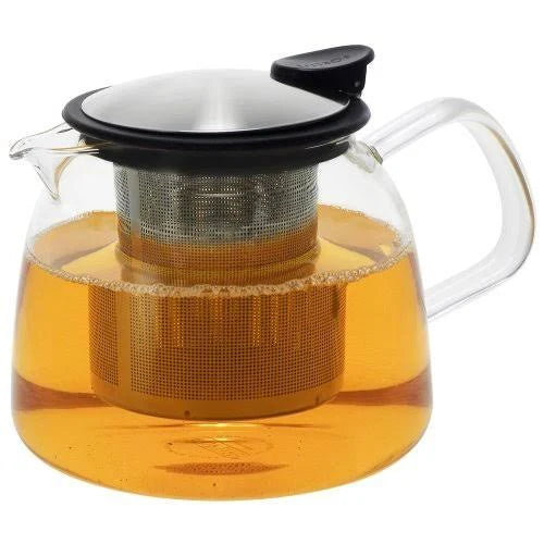 Glass Teapot with Basket Infuser 24-Ounce D378880