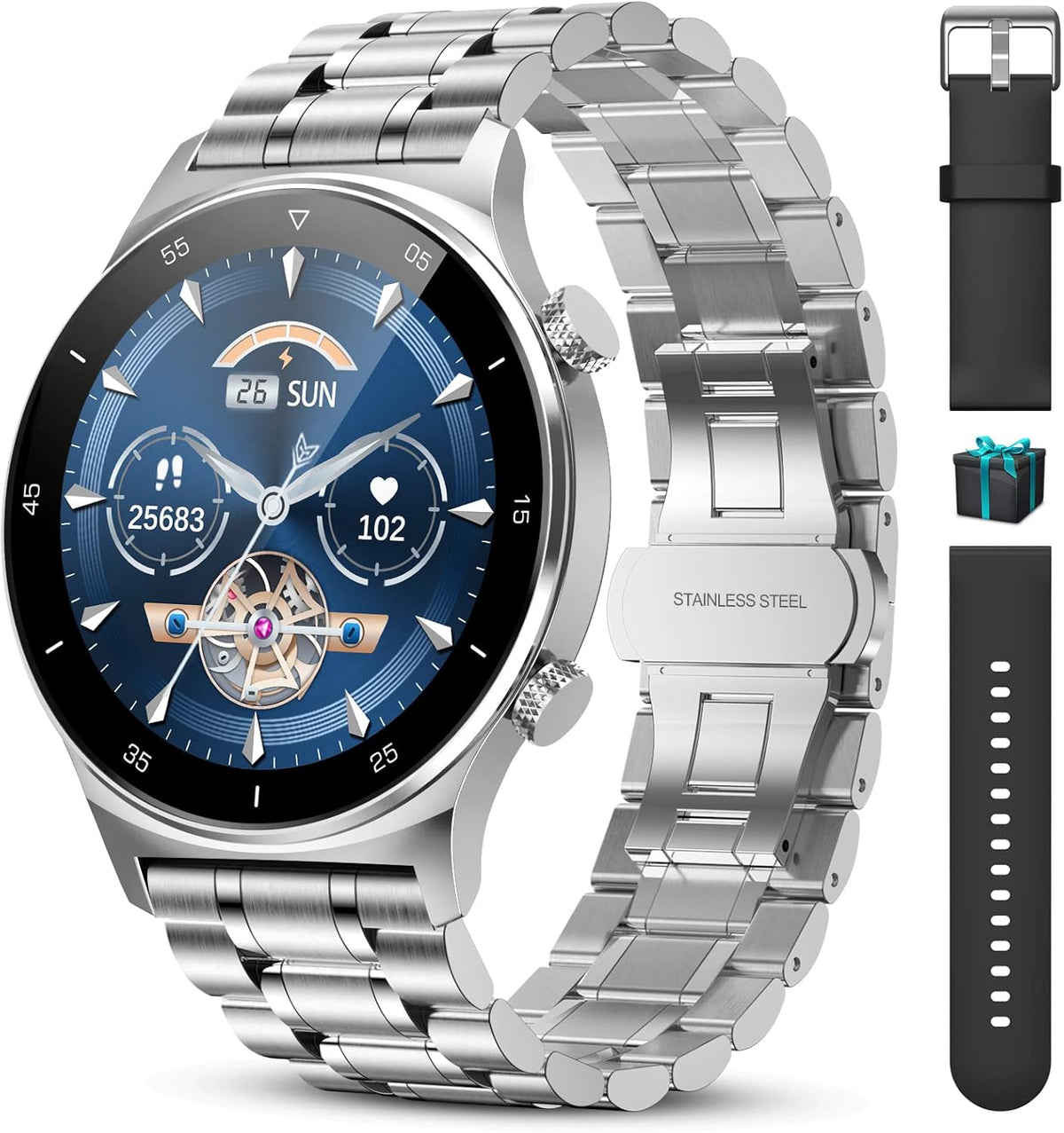 IP67 Waterproof Smartwatch with Heart Rate Sleep Monitor U208