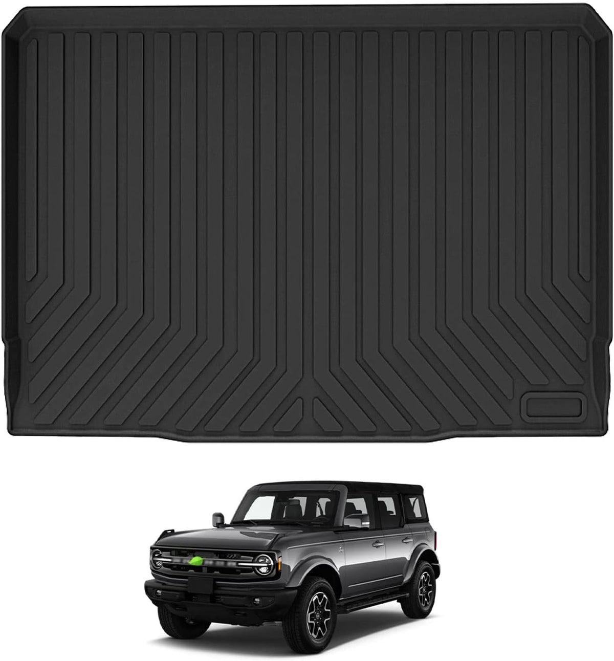 All Weather TPE Cargo Liner Trunk Mat Pack of 2 O568