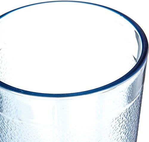Blue 8 oz Plastic Textured Tumbler W545344