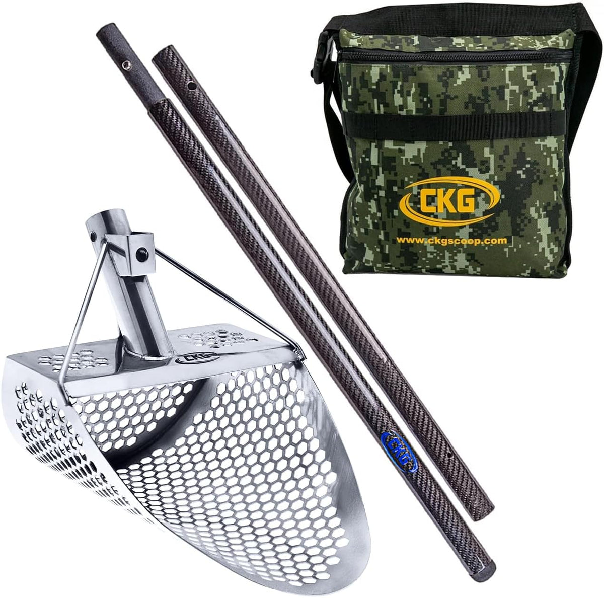 Stainless Steel Sand Scoop with Carbon Fiber Handle Y266